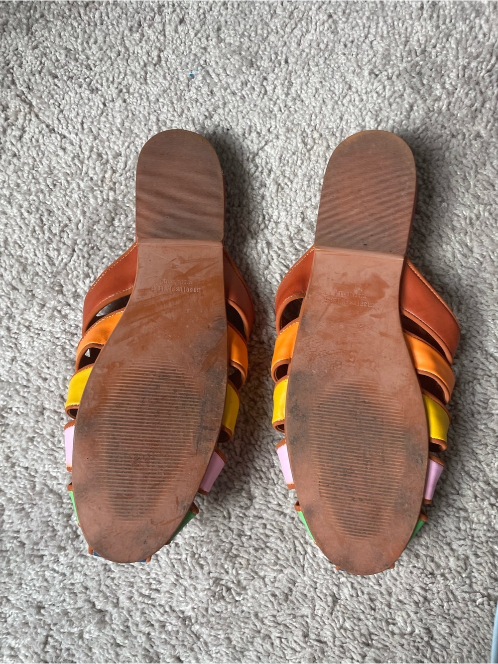 FARM Rio Rainbow Beaded Mules - Picture 3 of 8